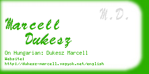 marcell dukesz business card